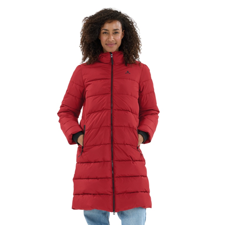 Whistler Winter-Steppmantel Amaret Long Puffer Jacket (warm, wasserdicht, winddicht) tomatenrot Damen